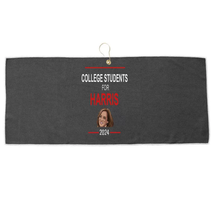 College Students Kamala Harris President Kamala Election Large Microfiber Waffle Golf Towel