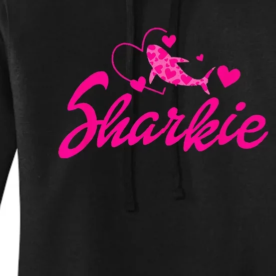 Cute Shark Kids Funny Shark Women's Pullover Hoodie