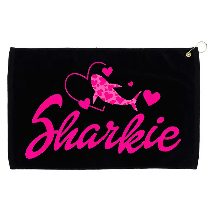 Cute Shark Kids Funny Shark Grommeted Golf Towel