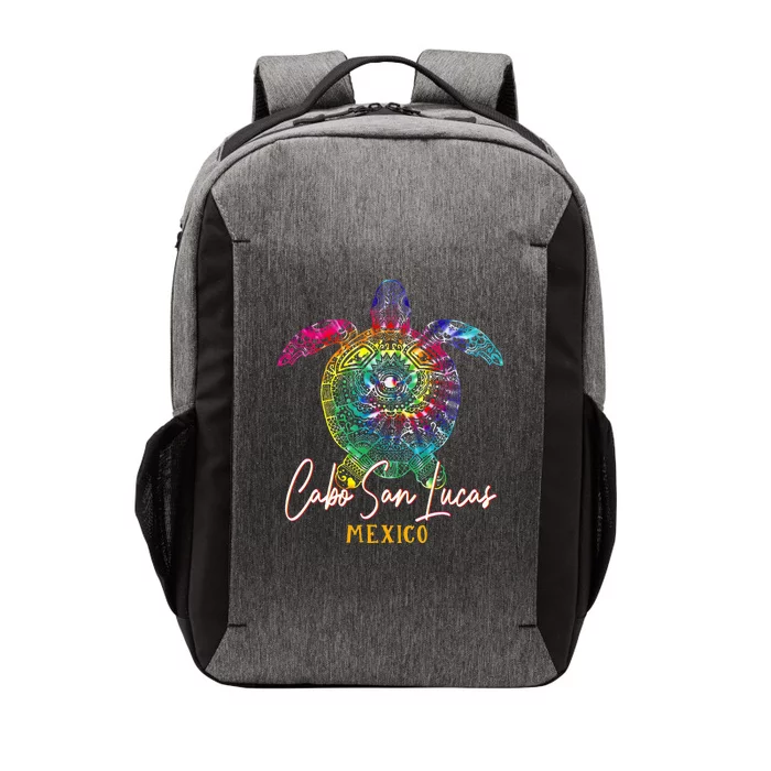 Cabo San Lucas Tie Dye Sea Turtle Matching Family Vacation Vector Backpack