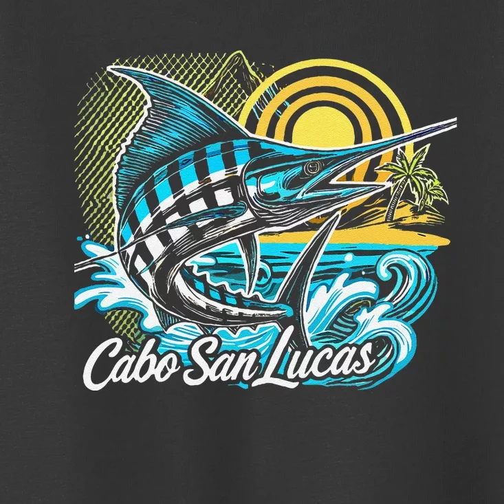 Cabo San Lucas Los Cabos Baja California Sur Marlin Tourist Toddler T-Shirt