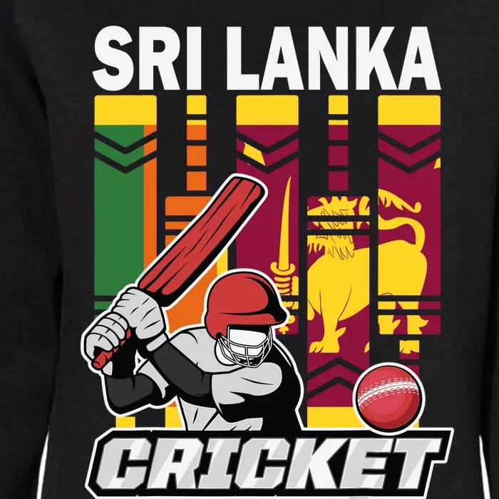 Cricket Sri Lanka Sri Lankan Cricket Fans And Player Womens California Wash Sweatshirt