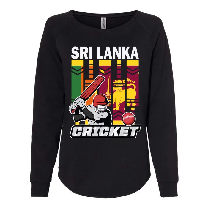 Cricket Sri Lanka Sri Lankan Cricket Fans And Player Womens California Wash Sweatshirt