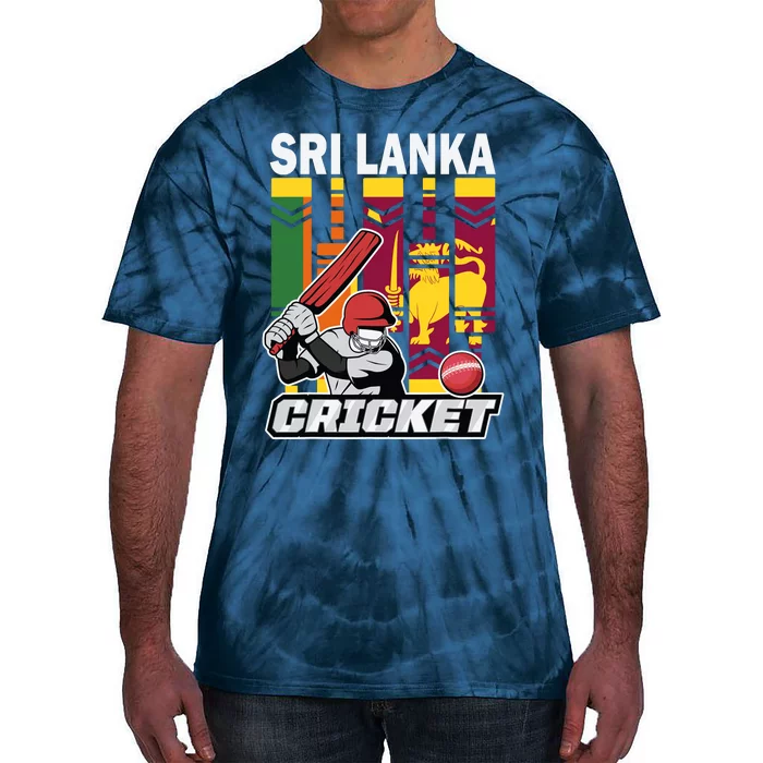 Cricket Sri Lanka Sri Lankan Cricket Fans And Player Tie-Dye T-Shirt