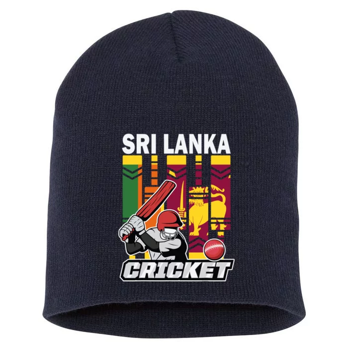 Cricket Sri Lanka Sri Lankan Cricket Fans And Player Short Acrylic Beanie