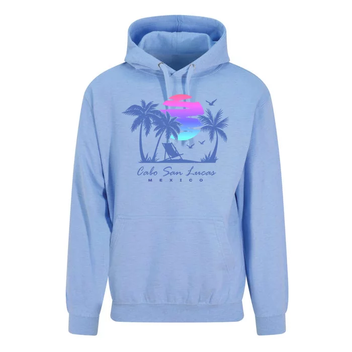 Cabo San Lucas Mexico Beach Vacation Retro Vintage Sunset Gift Unisex Surf Hoodie