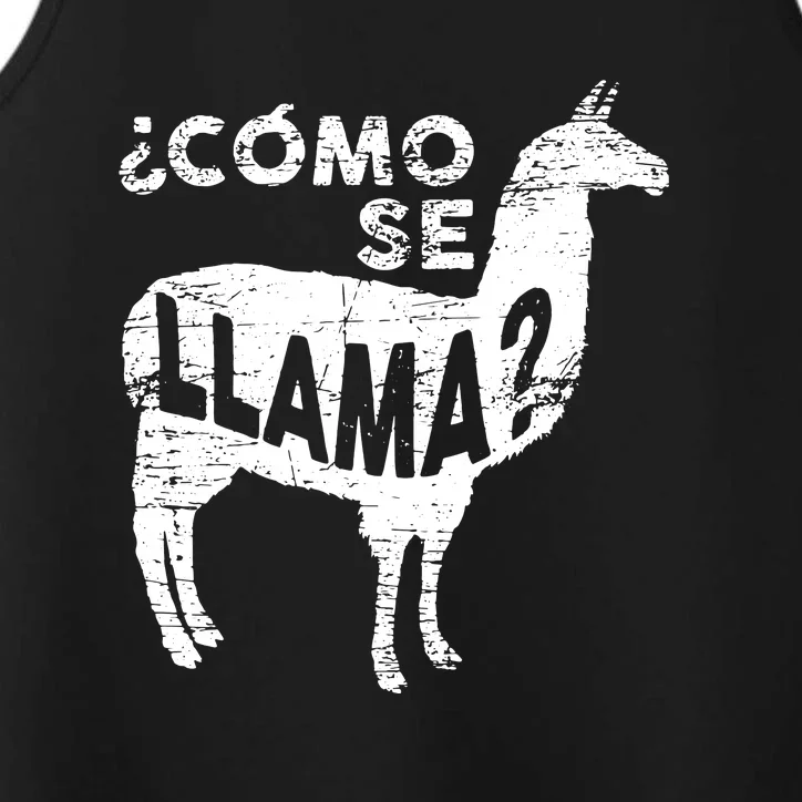 Como Se Llama Performance Tank