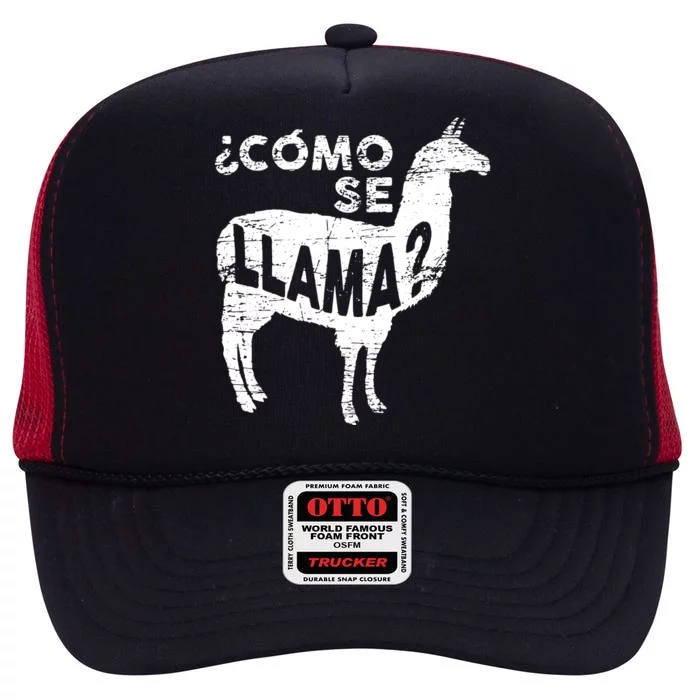 Como Se Llama High Crown Mesh Trucker Hat