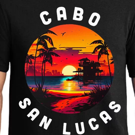 Cabo San Lucas Souvenir Mexico Family Group Trip Vacation Pajama Set