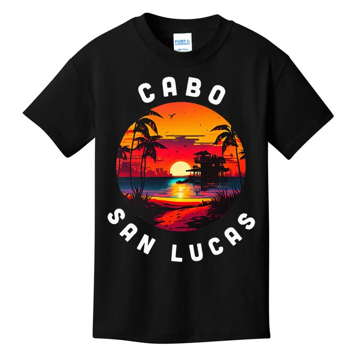 Cabo San Lucas Souvenir Mexico Family Group Trip Vacation Kids T-Shirt