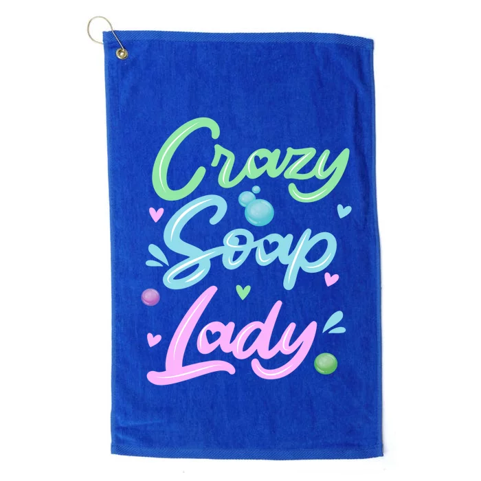 Crazy Soap Lady Soap Making Soap Maker Great Gift Platinum Collection Golf Towel