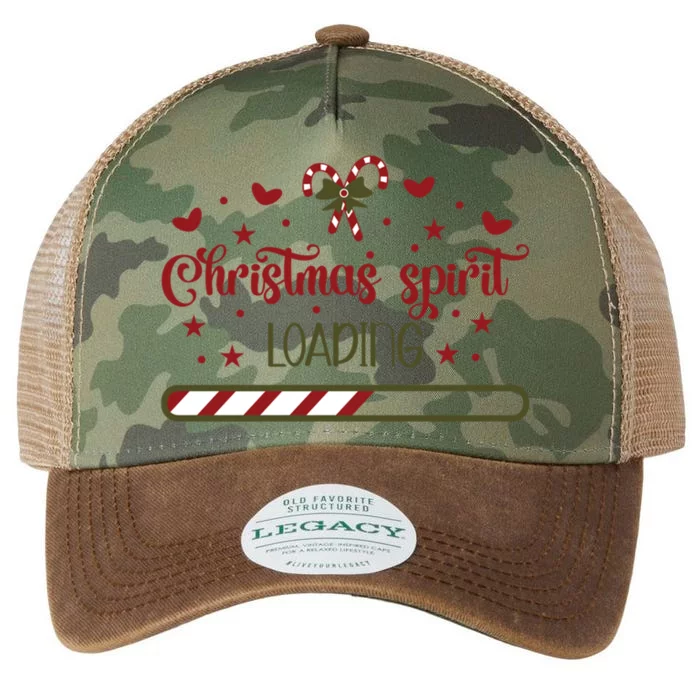 Christmas Spirit Loading Meaningful Gift Cool Gift Legacy Tie Dye Trucker Hat