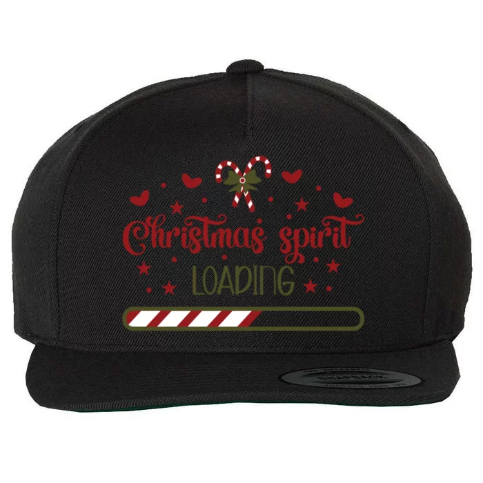 Christmas Spirit Loading Meaningful Gift Cool Gift Wool Snapback Cap