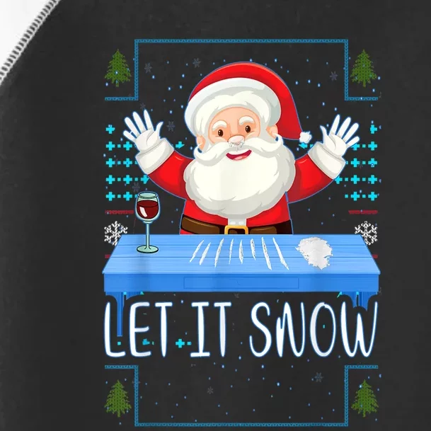 Cocaine Santa Let It Snow Toddler Fine Jersey T-Shirt