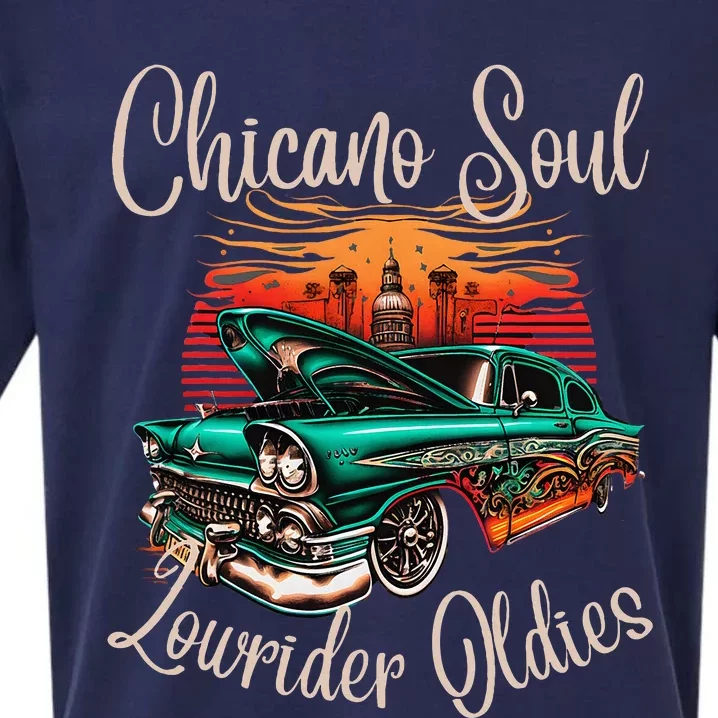 Chicano Soul Lowrider Oldies Car Clothing Low Slow Cholo Sueded Cloud Jersey T-Shirt