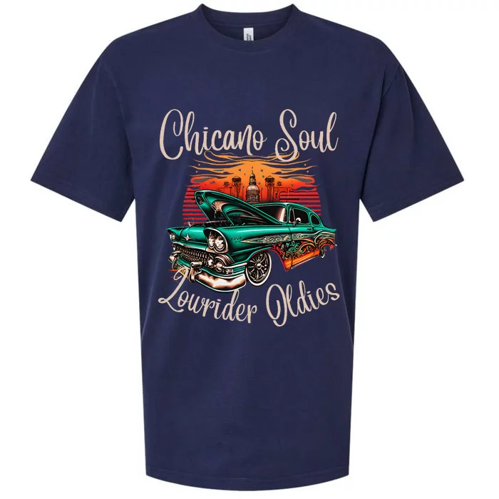 Chicano Soul Lowrider Oldies Car Clothing Low Slow Cholo Sueded Cloud Jersey T-Shirt