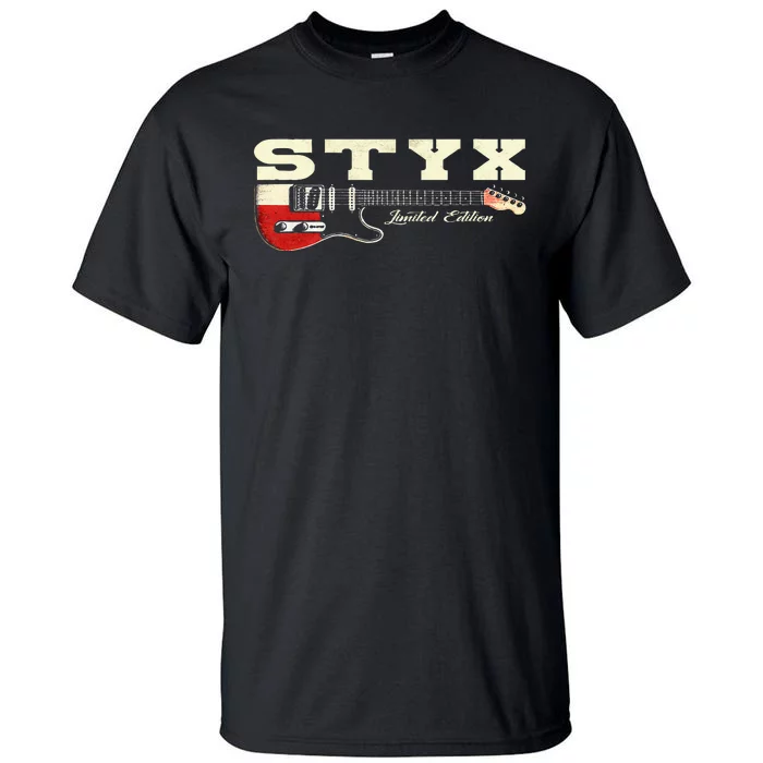 Classic Styxs Last Proud Name Personalized Outfits Guitars Tall T-Shirt