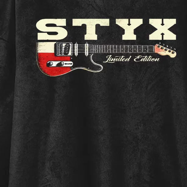 Classic Styxs Last Proud Name Personalized Outfits Guitars Hooded Wearable Blanket