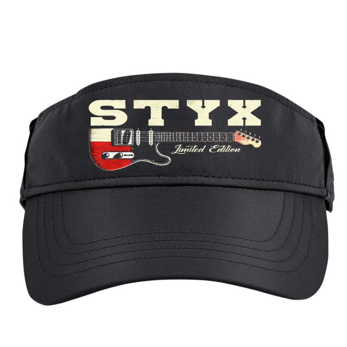 Classic Styxs Last Proud Name Personalized Outfits Guitars Adult Drive Performance Visor