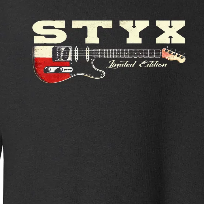 Classic Styxs Last Proud Name Personalized Outfits Guitars Toddler Sweatshirt