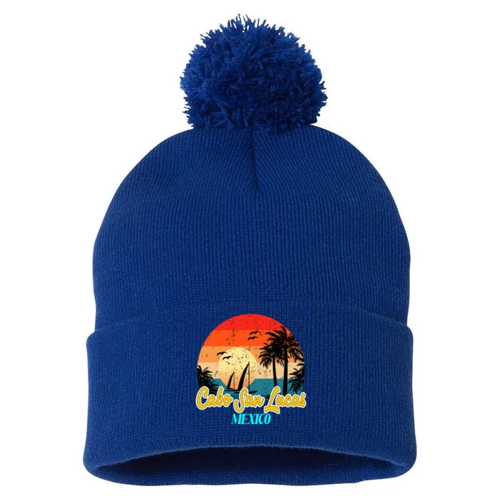 Cabo San Lucas Souvenirs Mexico Vacation Vacay Mode Gift Pom Pom 12in Knit Beanie