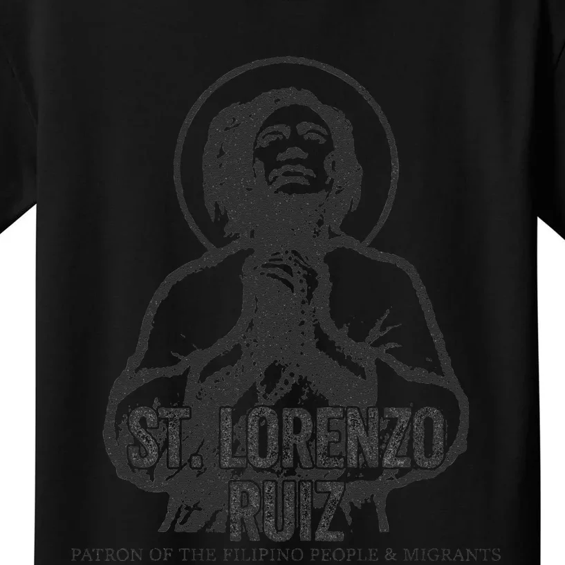 Catholicism St. Lorenzo Ruiz Catholic Christian Saint Kids T-Shirt