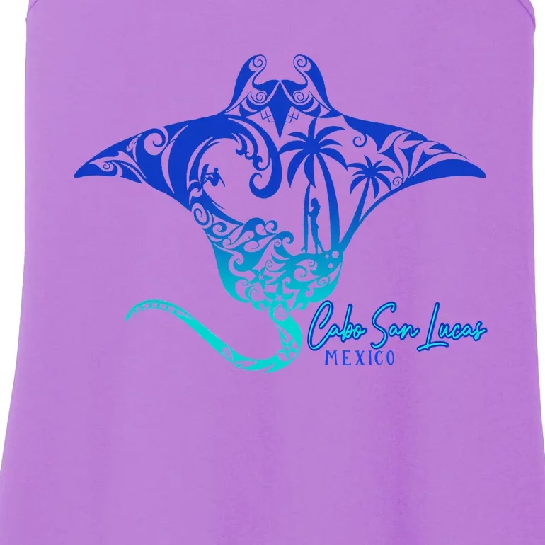 Cabo San Lucas Sea Stingray Mexico Matching Family Ladies Essential Tank