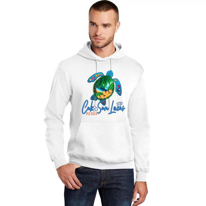 Cabo San Lucas Sea Turtle Mexico Vacation Family Trip Hoodie