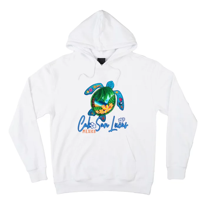 Cabo San Lucas Sea Turtle Mexico Vacation Family Trip Hoodie