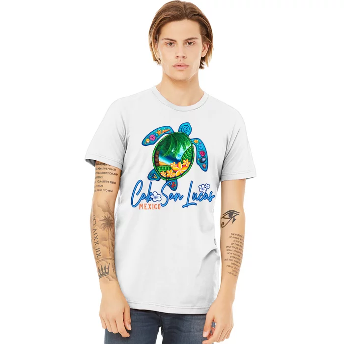 Cabo San Lucas Sea Turtle Mexico Vacation Family Trip Premium T-Shirt