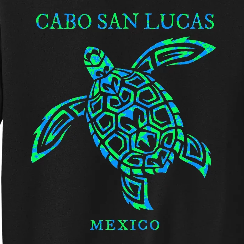 Cabo San Lucas Mexico Sea Turtle Boy Girl Vacation Souvenir Tall Sweatshirt