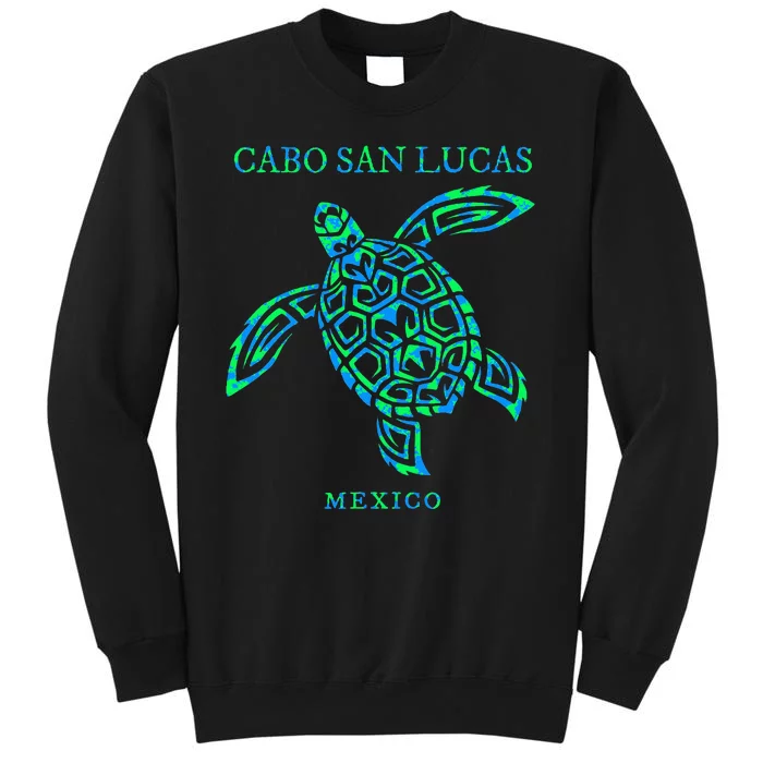 Cabo San Lucas Mexico Sea Turtle Boy Girl Vacation Souvenir Tall Sweatshirt