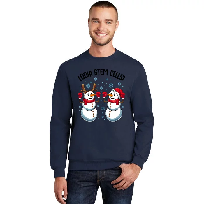 Christmas Snowman Look! Stem Cells! Tall Sweatshirt