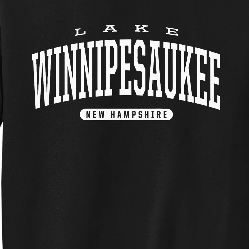 College Style Lake Winnipesaukee New Hampshire Souvenir Gift Sweatshirt