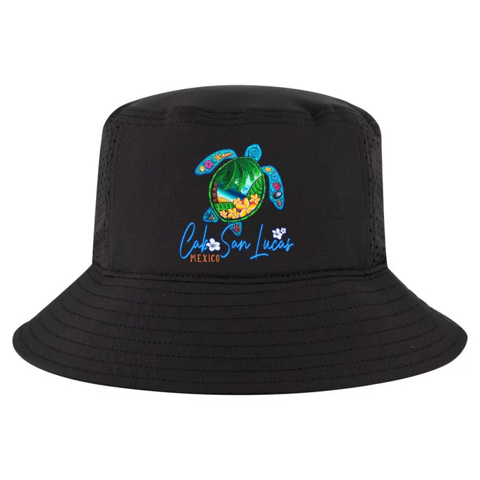 Cabo San Lucas Sea Turtle Mexico Vacation Family Trip Cool Comfort Performance Bucket Hat