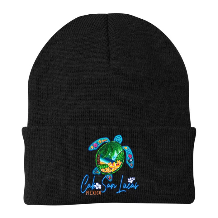 Cabo San Lucas Sea Turtle Mexico Vacation Family Trip Knit Cap Winter Beanie