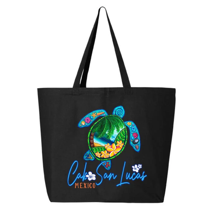 Cabo San Lucas Sea Turtle Mexico Vacation Family Trip 25L Jumbo Tote