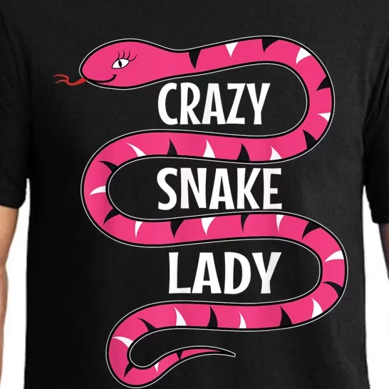 Crazy Snake Lady Reptile Herpetologist Ophiologist Ophiology Pajama Set