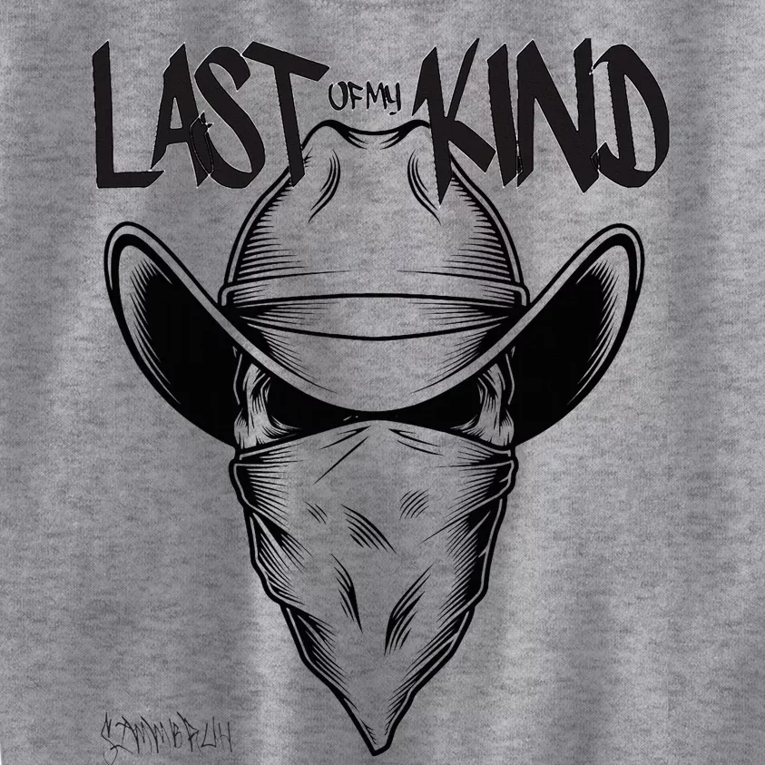 Cowboy Skull Last Of My Kind Kids Sweatshirt