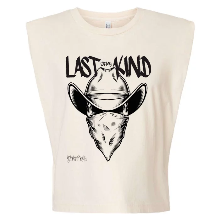 Cowboy Skull Last Of My Kind Garment-Dyed Women's Muscle Tee