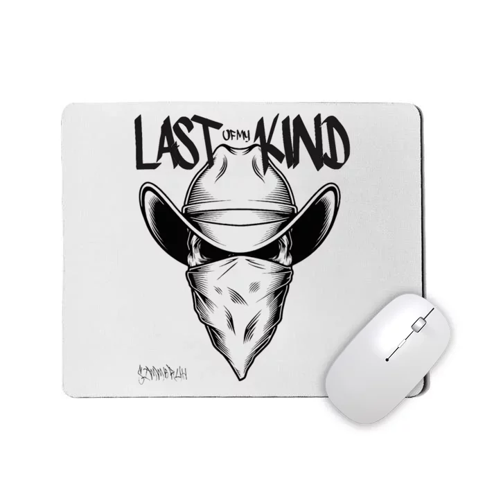 Cowboy Skull Last Of My Kind Mousepad