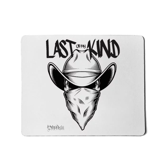 Cowboy Skull Last Of My Kind Mousepad