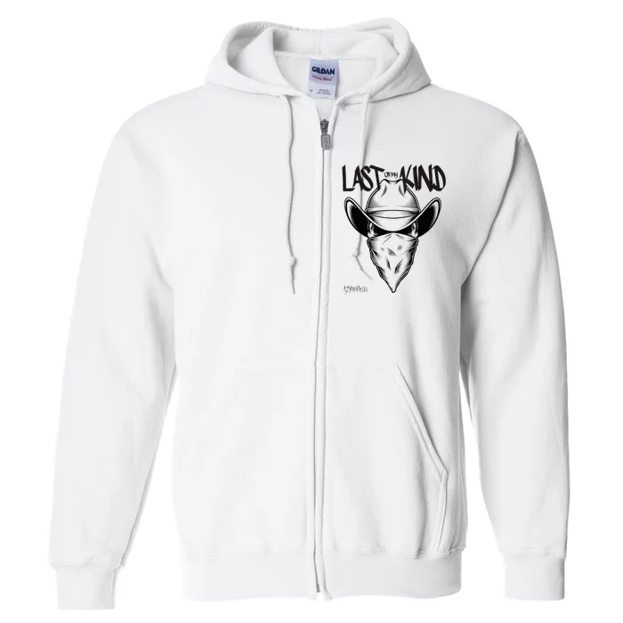 Cowboy Skull Last Of My Kind Full Zip Hoodie