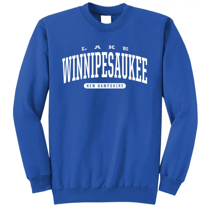 College Style Lake Winnipesaukee New Hampshire Souvenir Gift Great Gift Sweatshirt