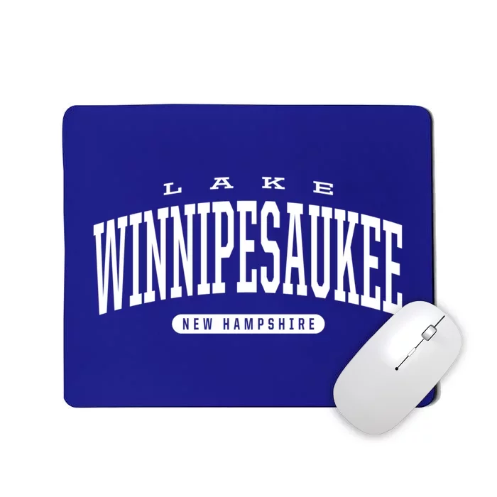 College Style Lake Winnipesaukee New Hampshire Souvenir Gift Great Gift Mousepad