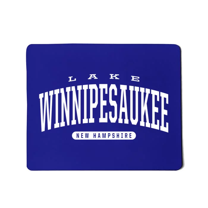 College Style Lake Winnipesaukee New Hampshire Souvenir Gift Great Gift Mousepad