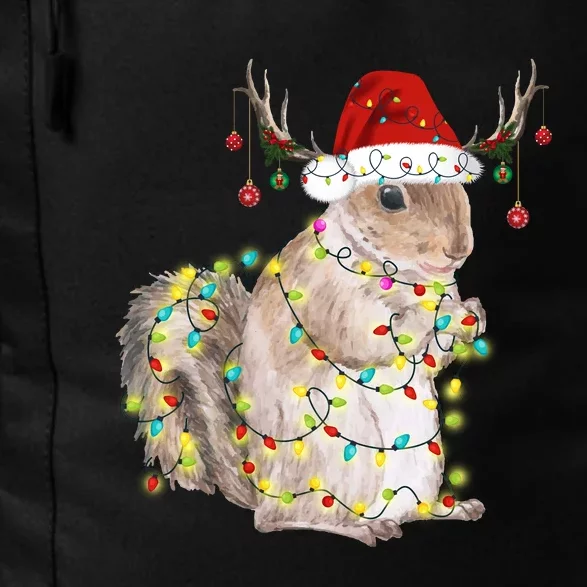 Christmas Squirrel Lights Daily Commute Backpack