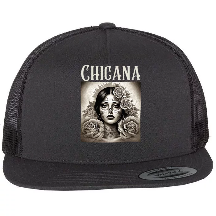 Chicana Style Lowrider Clothes Mexican American Latina Flat Bill Trucker Hat