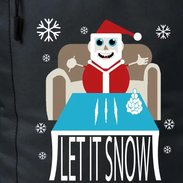 Cocaine Santa Let It Snow Adult Gag Gift Ugly Christmas Gift Cool Gift Daily Commute Backpack