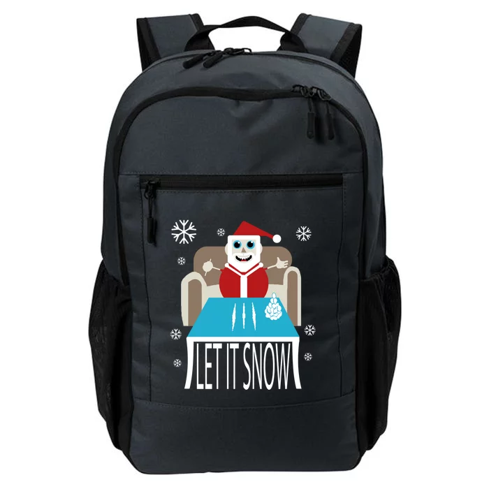 Cocaine Santa Let It Snow Adult Gag Gift Ugly Christmas Gift Cool Gift Daily Commute Backpack